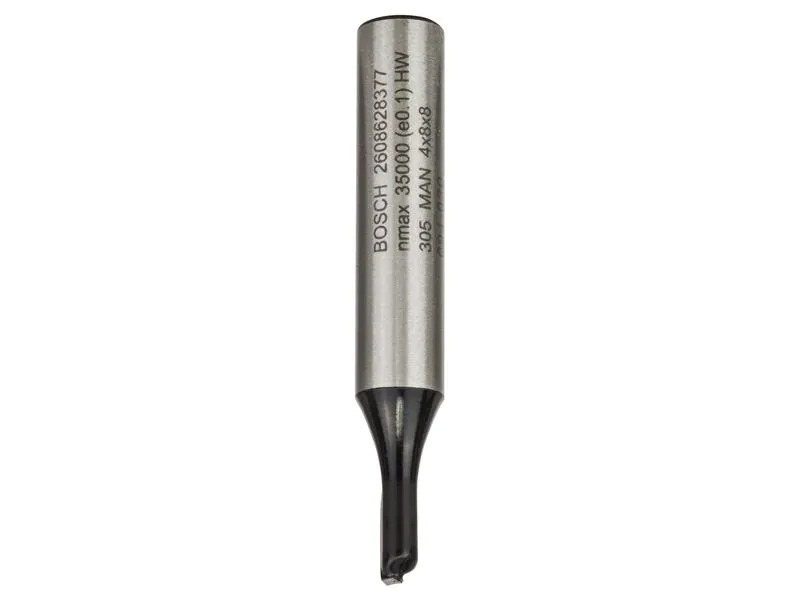 Bosch Professional V-Nutfräser Standard for Wood D1 4 mm, L 8 mm, G 51 mm