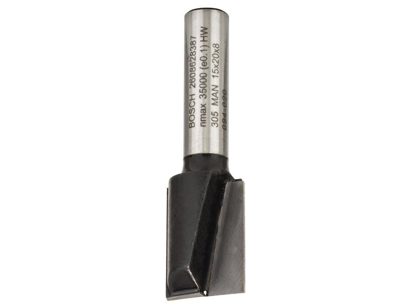 Bosch Professional V-Nutfräser Standard for Wood D1 15 mm, L 19.6 mm, G 51 mm