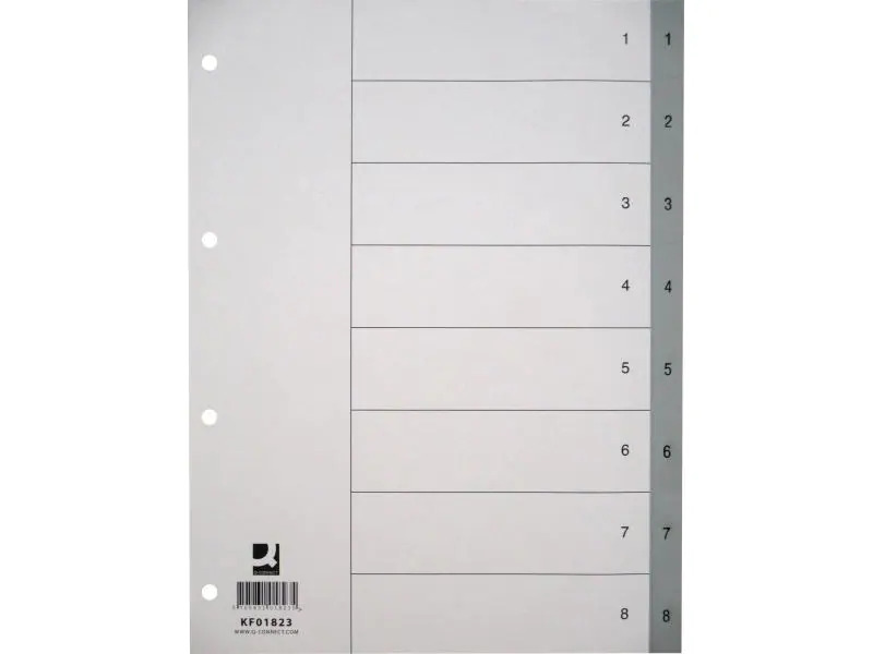 CONNECT Register A4, 1-8
