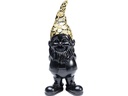 Kare Dekofigur Zwerg Stehend 30 cm, Schwarz/Gold
