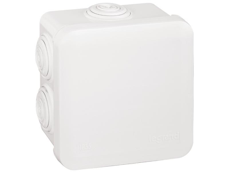 Legrand Abzweigdose Plexo AP, nass IP55, Weiss 80 x 80 x 45 mm
