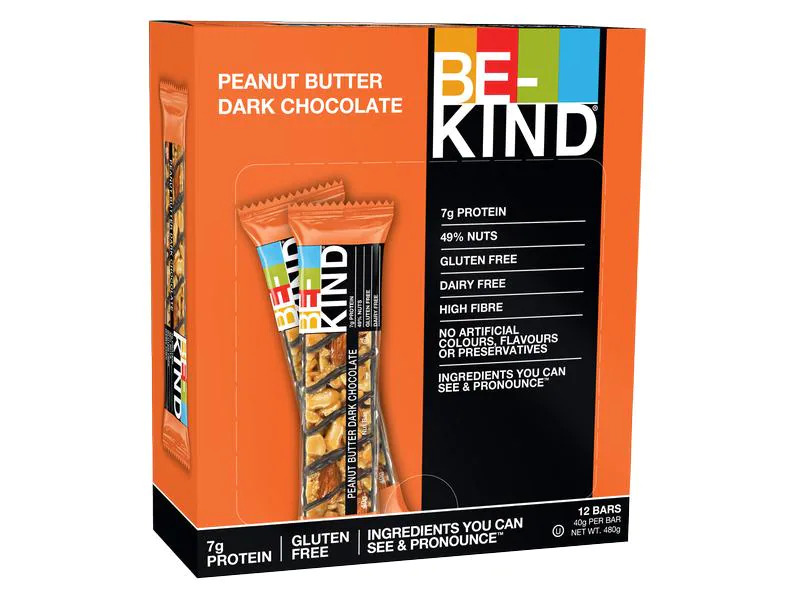 BE-KIND Riegel Peanut Butter Dark Chocolate 12 x 40 g