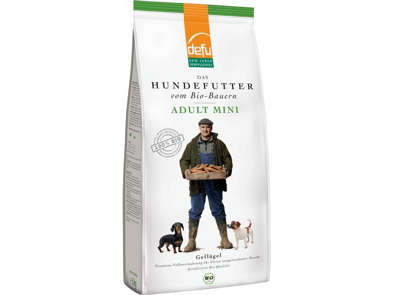 defu Trockenfutter Adult mini Bio Geflügel, 3 kg
