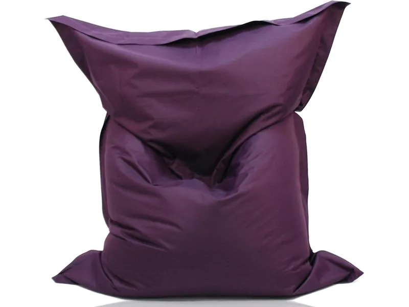 Hubatka Sitzsack In – und Outdoor 140 x 180 cm, Brombeer
