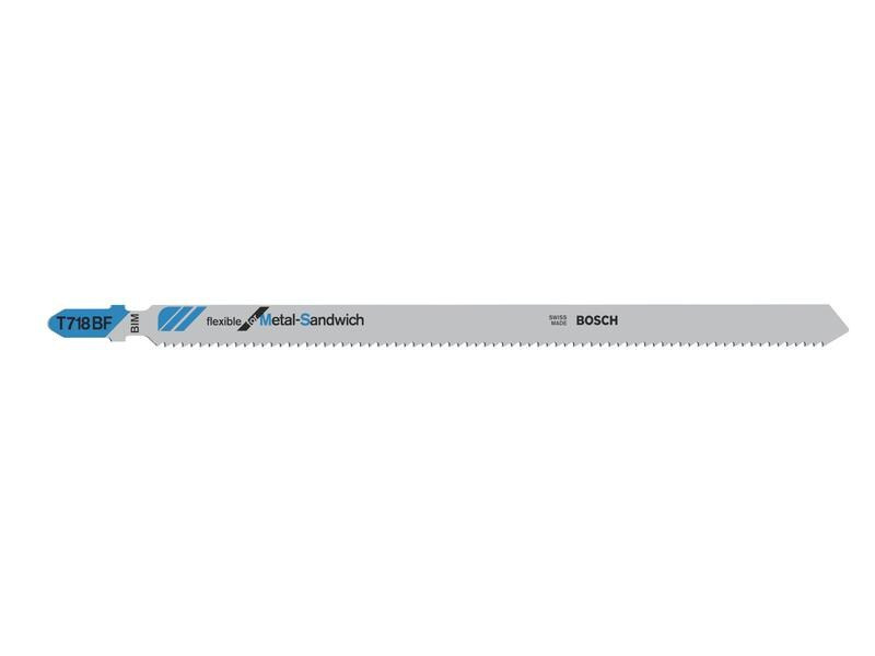 Bosch Professional Stichsägeblatt T 718 BF Metal-Sandwich, 3 Stück