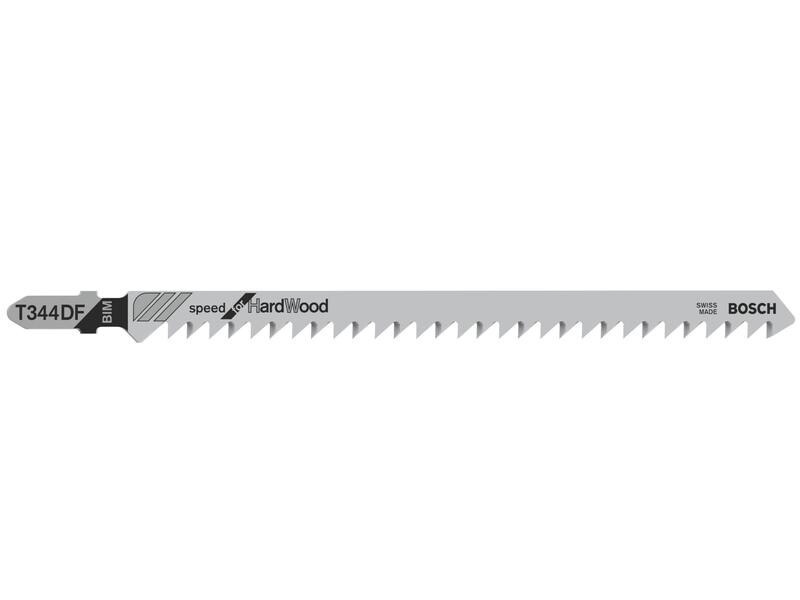 Bosch Professional Stichsägeblatt T 344 DF Speed Hard Wood, 5 Stück