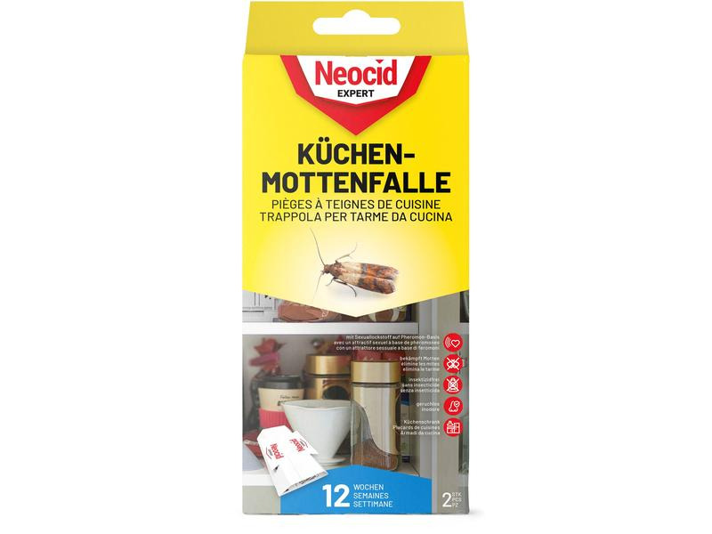 Neocid Expert Insektenfalle Küchenmotten, 2 Stück