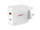 SKROSS USB-Wandladegerät Multipower 2 Pro+, UK, 48 W, Weiss