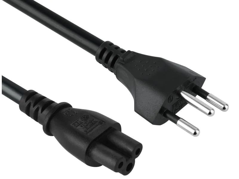 FURBER.power Netzkabel C5-T12 3.0 m Schwarz