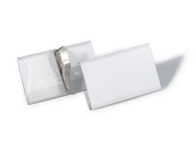 DURABLE Namensschild mit Clip 25 x 75x40 mm
