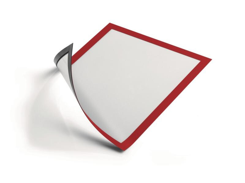 DURABLE Präsentationsrahmen Duraframe Magnetic A4 5 Stück Rot