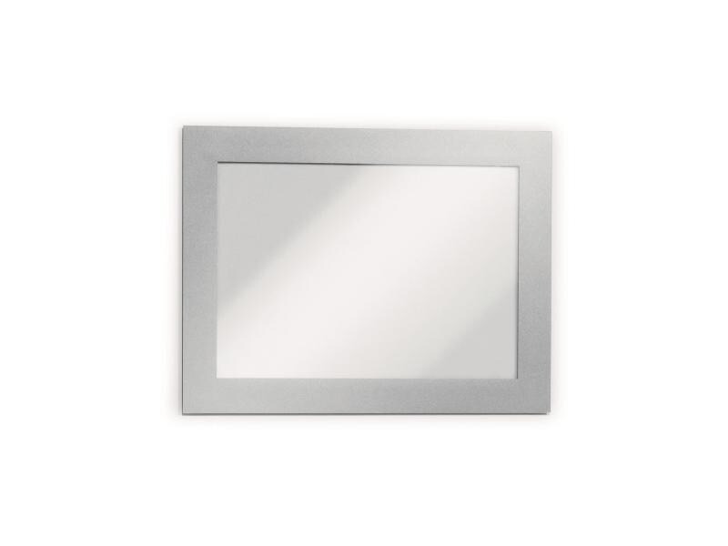 DURABLE Präsentationsrahmen Duraframe Magnetic A6 5 Stück Silber