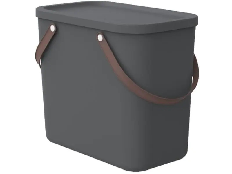 Rotho Aufbewahrungsbox Albula 25 l, Anthrazit