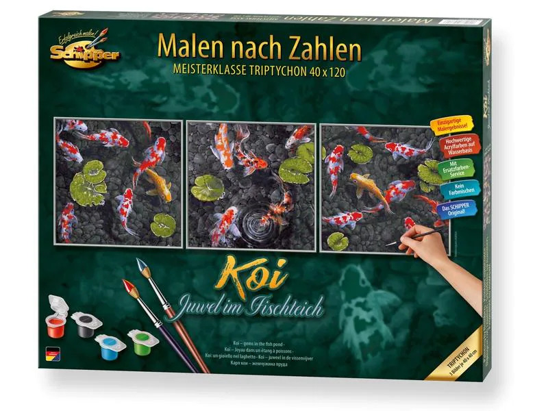 Schipper Malen nach Zahlen Koi – Juwel im Fischteich