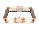 Dwinguler Laufgitter Castle Caramel 2.4 m x 1.5 m x 78.3 cm