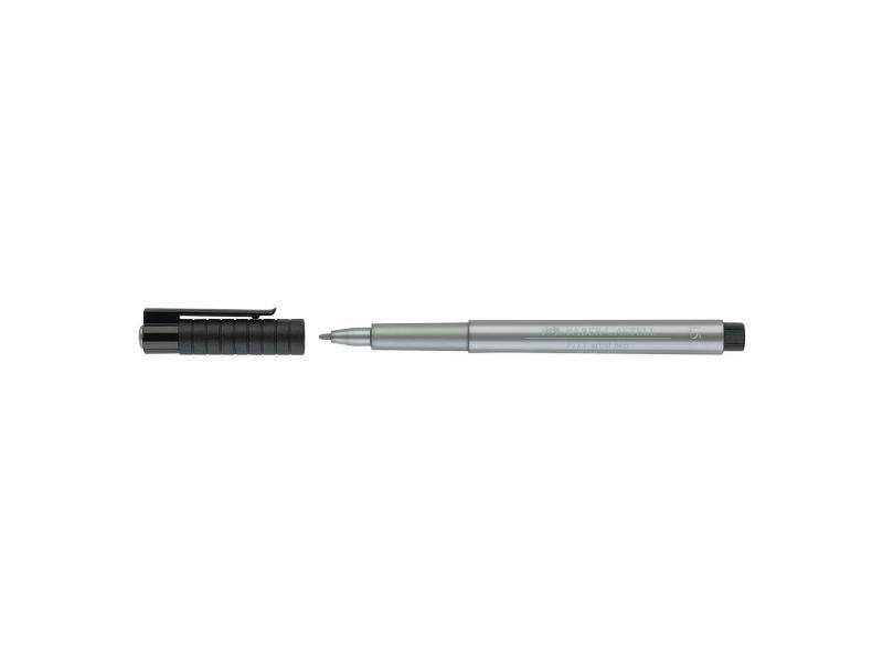 Faber-Castell Tuschestift PITT Silber