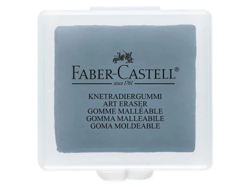 Faber-Castell Knetgummi  49 x 49 x 14 mm, Grau