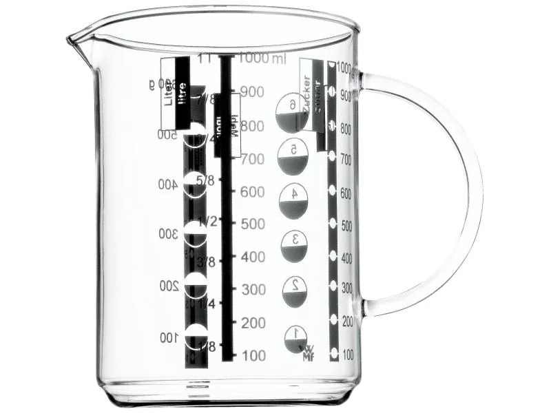 WMF Messbecher Gourmet 10 dl, Transparent