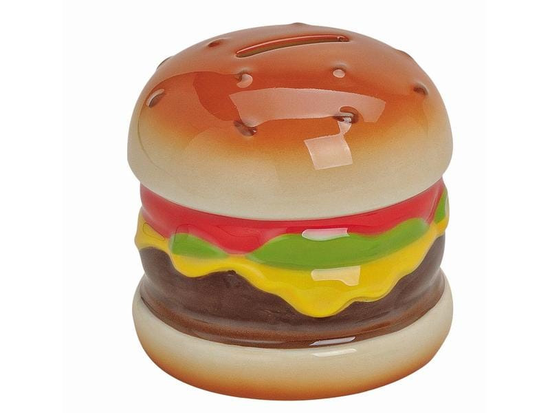 G. Wurm Spardose Hamburger 10 x 10 cm