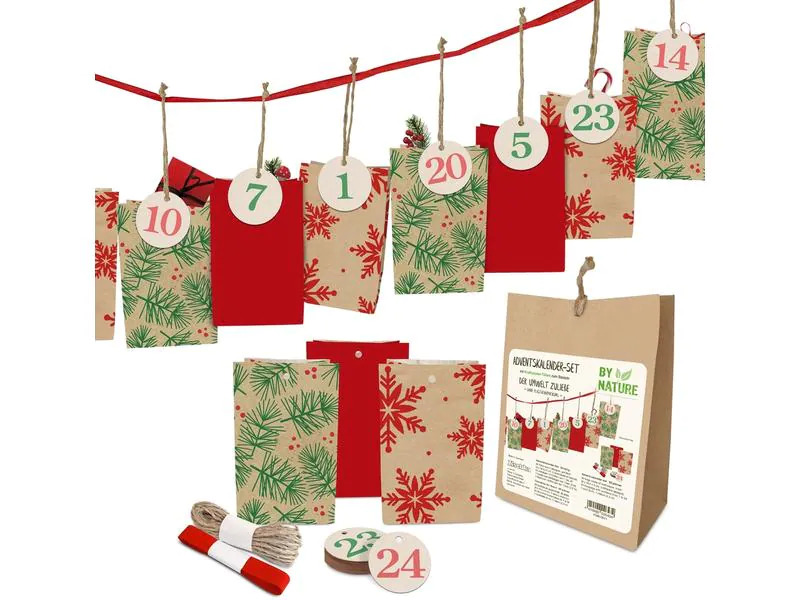 Braun + Company Adventskalender Set by Nature 24 Tüten