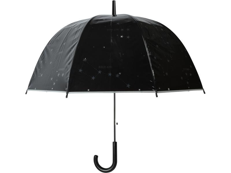 Esschert Design Schirm Sternenhimmel Schwarz/Weiss