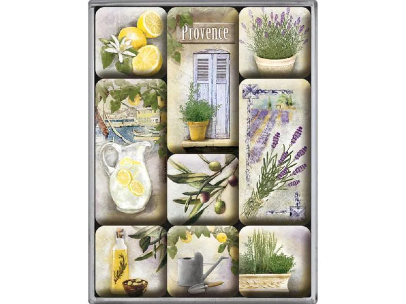 Nostalgic Art Magnet-Set Mediterranean 1 Stück, Mehrfarbig