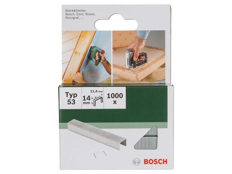 Bosch Tackerklammer Typ 53, 14 mm, Silber