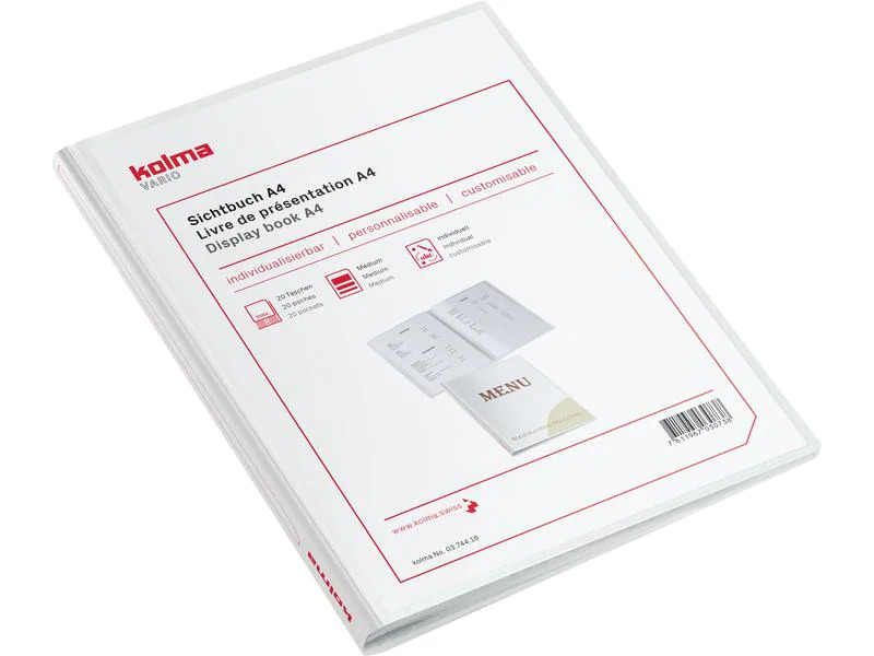Kolma Sichtbuch Vario A4 mit 20 Taschen