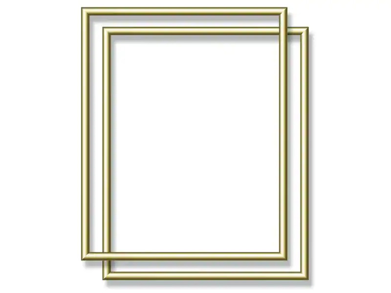 Schipper Zubehör 2 x Alurahmen Gold 24 x 30 cm