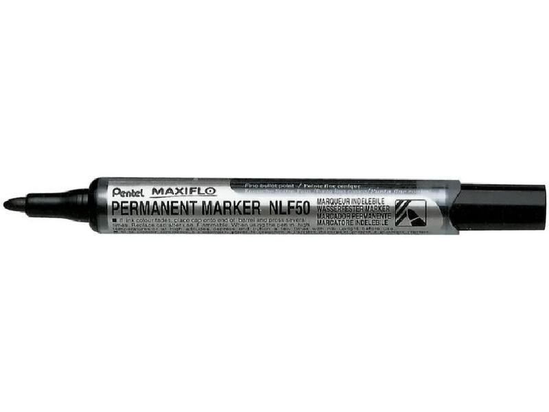 pentel Permanent-Marker Maxiflo 50 Schwarz