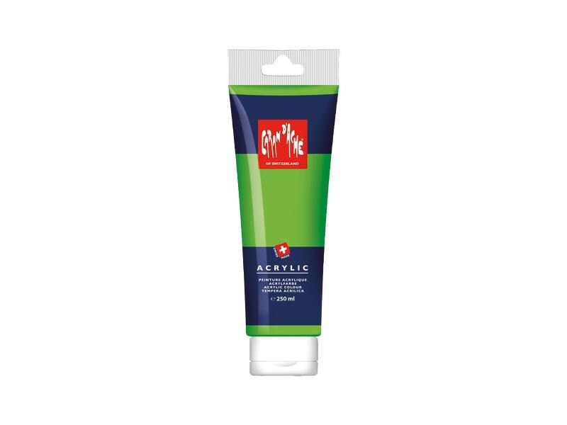 Caran d'Ache Acrylfarbe 250 ml, Brillant grün