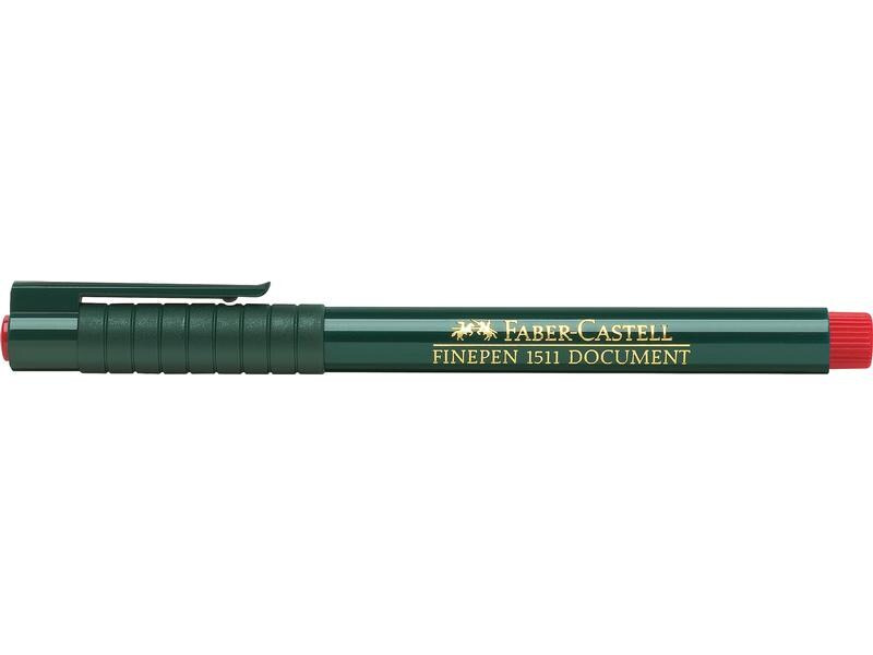 Faber-Castell Fineliner Finepen 1511 0.4 mm, Rot