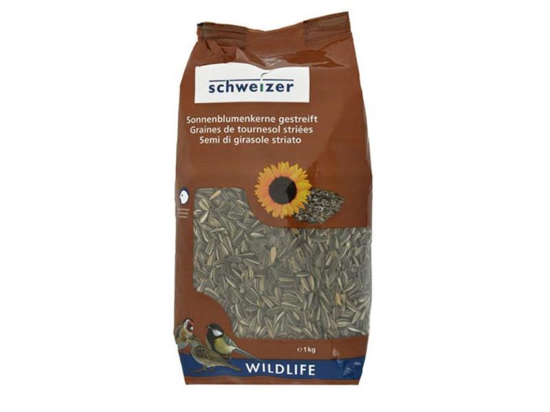 Eric Schweizer Wintervogelfutter Sonnenblumenkerne gestreift, 1 kg