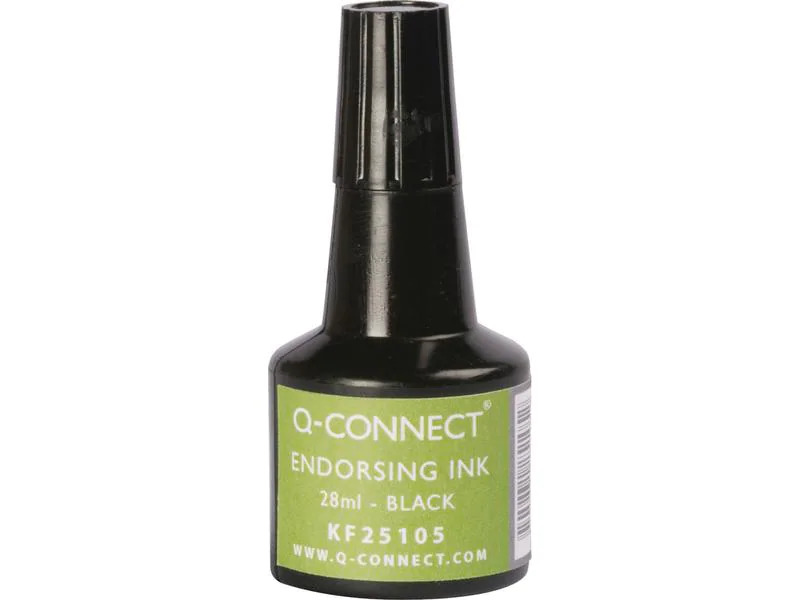 CONNECT Stempelfarbe 28 ml, Schwarz