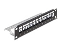 Delock Patchpanel Keystone 12 Port 1 HE 10 Rack