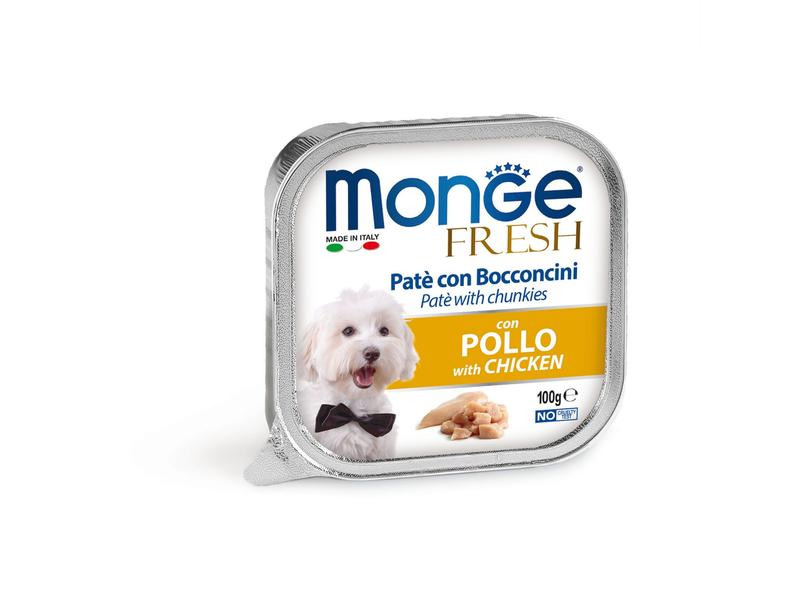 Monge Nassfutter Fresh Pâté Huhn, 100 g