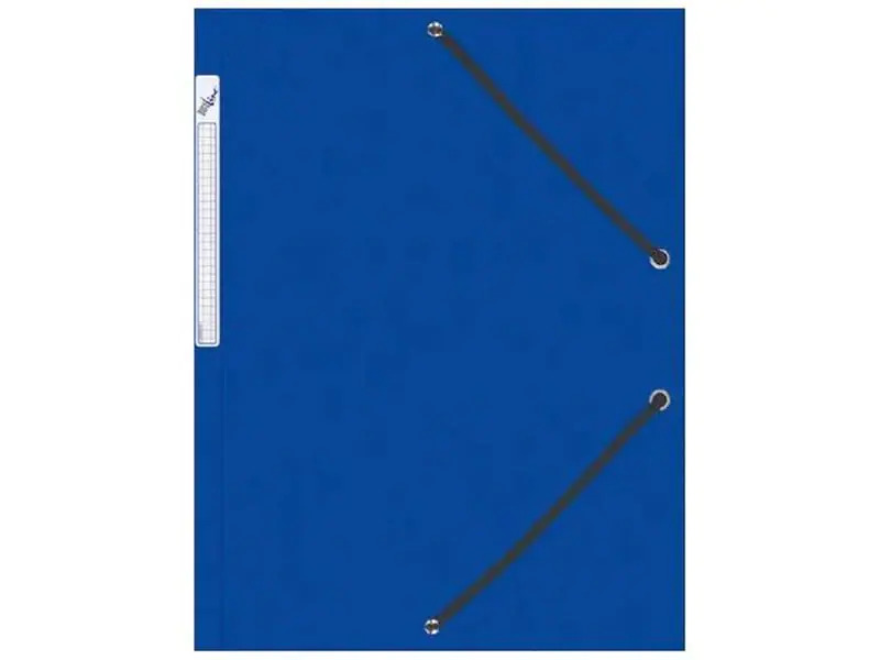 Büroline Gummibandmappe Kunststoff, A4 Blau