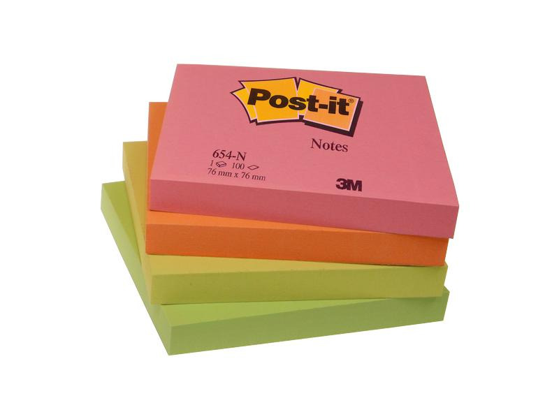 Post-it Notizzettel Post-it 7.6 x 7.6 cm, 6 Blöcke