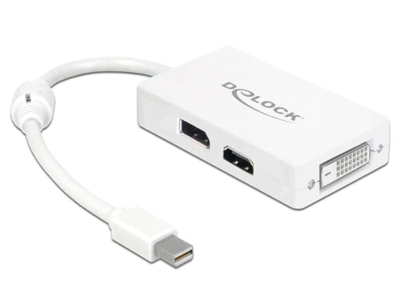 Delock Adapter Mini-DisplayPort - DVI-D/DisplayPort/HDMI