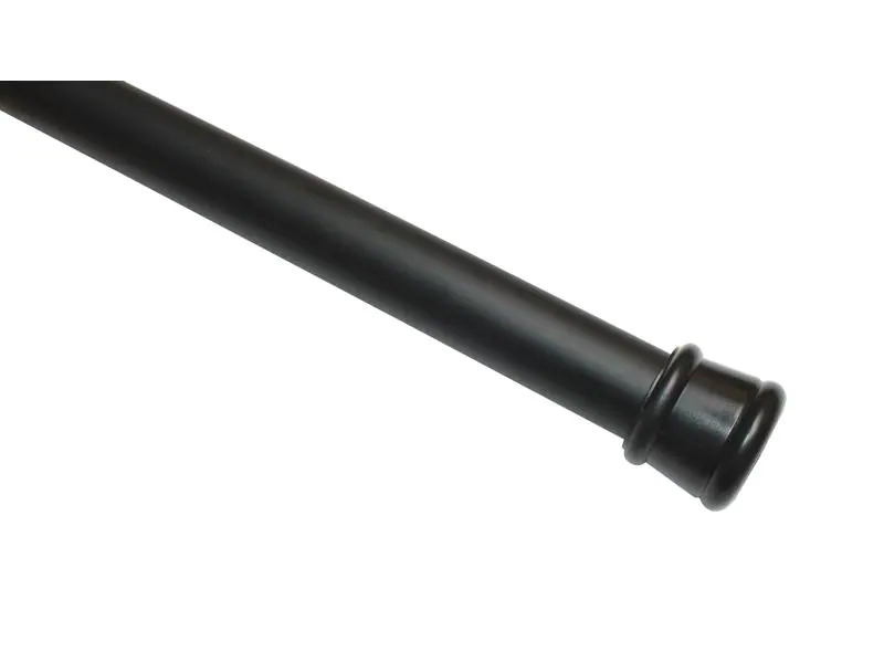 Gardinia Spannstange 90 - 140 cm, Schwarz