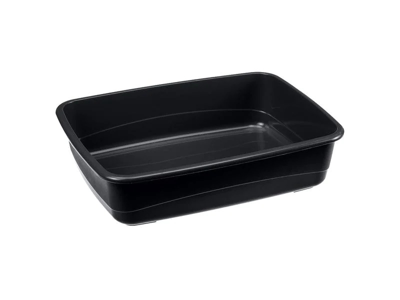 ferplast Katzentoilette Nip 10 schwarz, ohne Rand