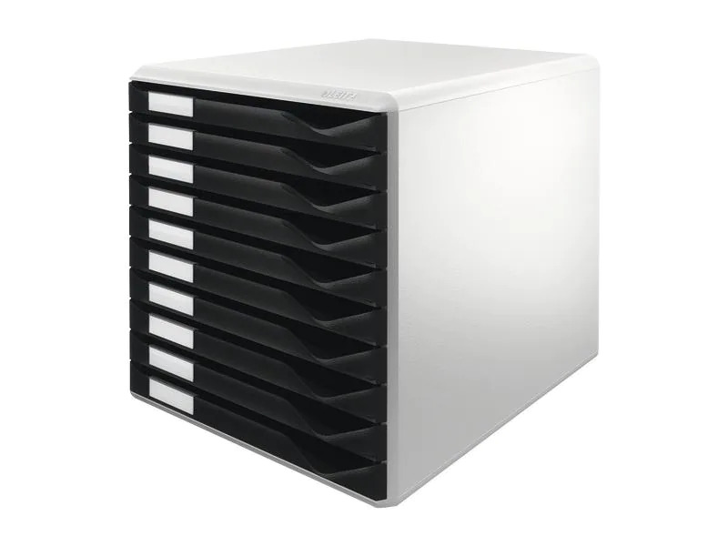 Leitz Schubladenbox Formular-Set 10 Schubladen, Schwarz