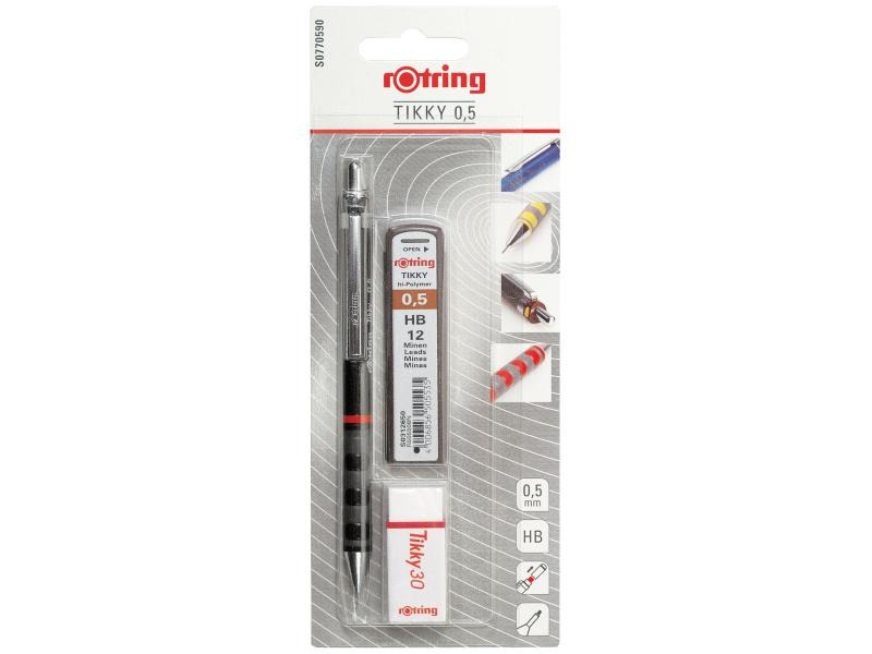 Rotring Minenbleistift Tikky HB, 0.5 mm, inkl. Minendose