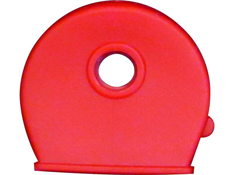 Robert Rieffel Schlüsselkappen 100 Stück, Rot