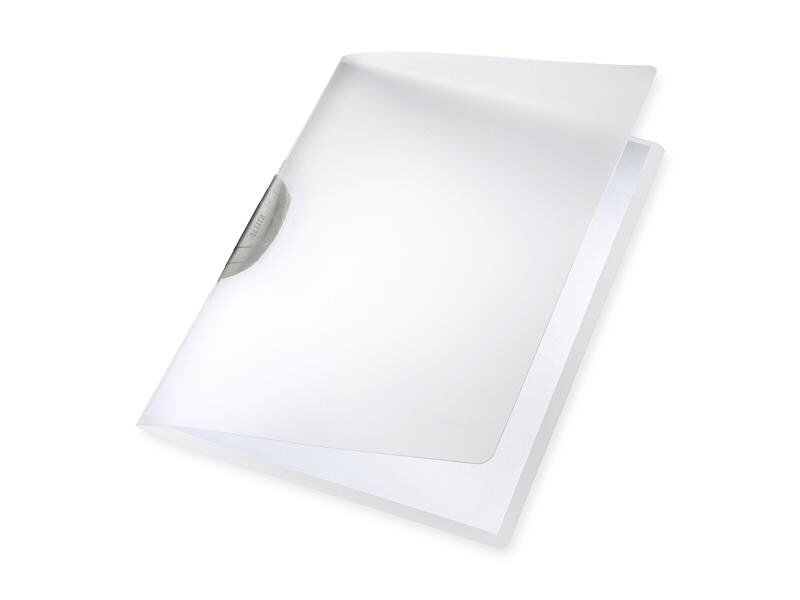 Leitz Klemmhefter Color-Clip Grau/Semitransparent