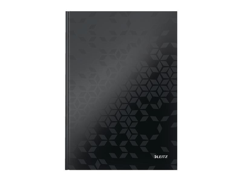 Leitz Notizbuch WOW A4, Kariert, Schwarz