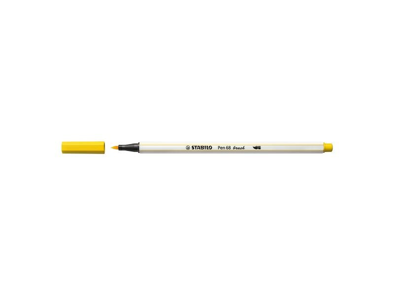 STABILO Fasermaler Pen 68 brush Gelb