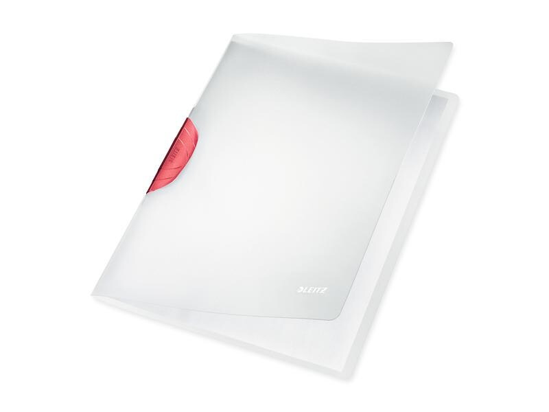 Leitz Klemmhefter Color-Clip Magic Rot/Semitransparent