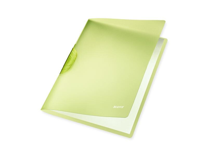 Leitz Klemmhefter Color Clip Rainbow Grün/Semitransparent
