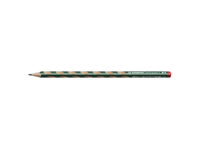 STABILO Bleistift EASYgraph Rechtshänder, Metallic Grün